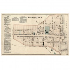 Chestertown Historic District Map, d.1877