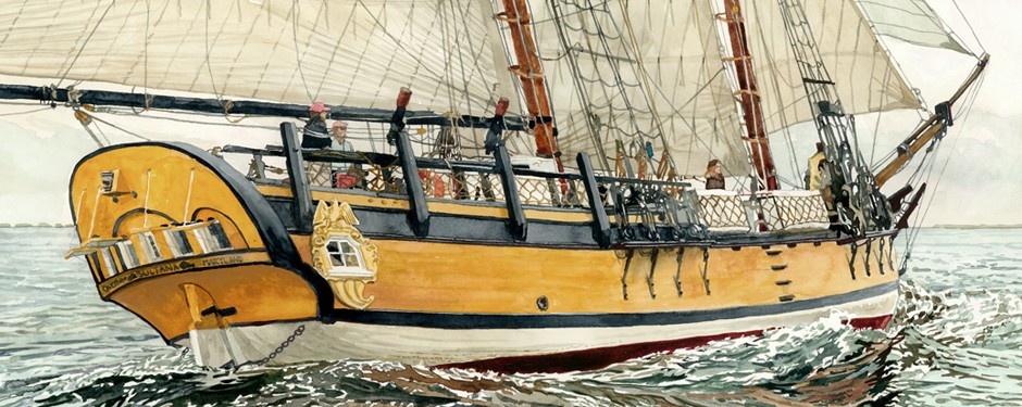 Schooner Sultana’s 10th Anniversary Fine Art Print