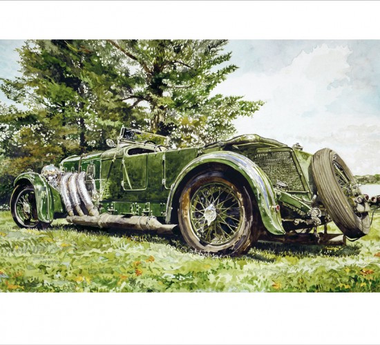 Green on Green / 1931 Bentley 8 L Tourer,Vanden Plas