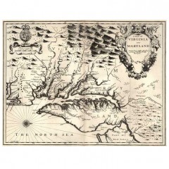 A Map of Virginia and Maryland, d. 1676