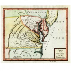 Carte de la Virginie et du Mariland, d. 1765